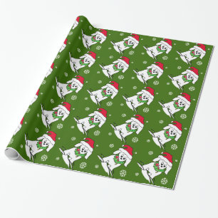 Weihnachtshund Lover Geschenkpapier
