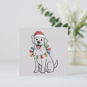 Weihnachtshund Lover Labrador Retriever Mama Feiertagskarte