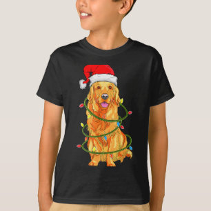Weihnachtshund-Shirt, Weihnachten Golden Retriever T-Shirt