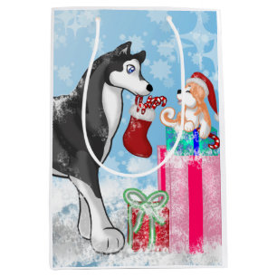 Weihnachtshündchen! Mittlere Geschenktüte