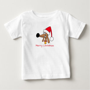 Weihnachtshunde Dackel Hund Baby T-shirt