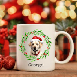 Weihnachtshunde Gelbe Labrador Labrador Retriever  Kaffeetasse