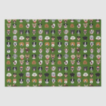 Weihnachtshunde-Gesichtsmuster