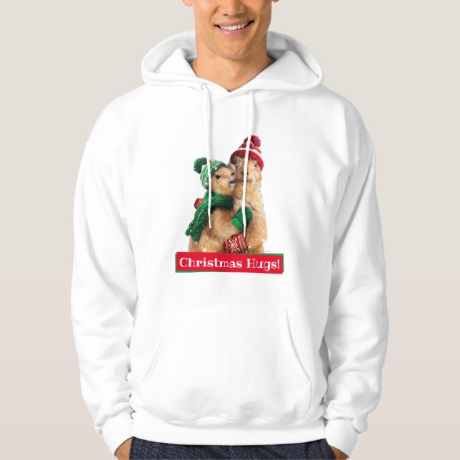 Weihnachtshunde Hoodie (Vorderseite)