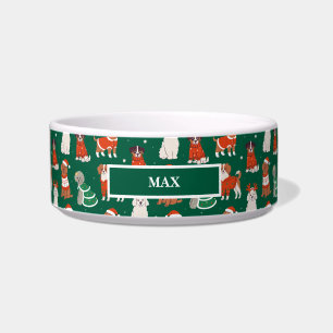 Weihnachtshunde Personalisiert Begleiter Napf