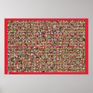 Weihnachtshunde Portrait Collection Poster