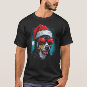 Weihnachtshunde Sonnenbrille Kanaan Hund T-Shirt