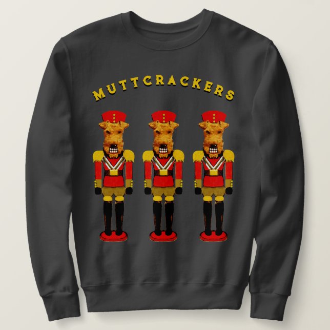 Weihnachtshunde Sweatshirt (Design vorne)