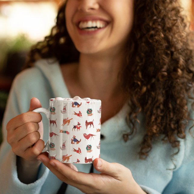🎅 🐶 Weihnachtshunde Tasse (Christmas Dogs Coffee Mug)
