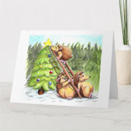 Weihnachtshüpfer Karte