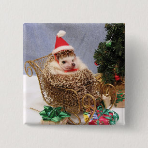 WeihnachtsIgels-Button Button