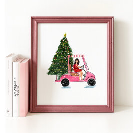 Weihnachtsillustration Poster