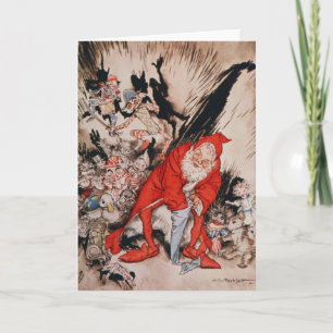 Weihnachtsillustrationen Feiertagskarte