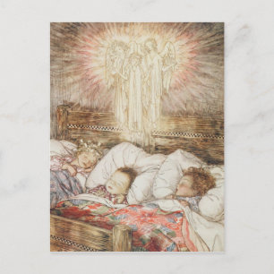 Weihnachtsillustrationen Feiertagspostkarte