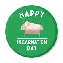 Weihnachtsinkarnation Day Magnet
