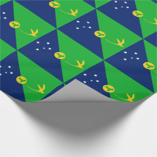 Weihnachtsinsel-Flagge Geschenkpapier
