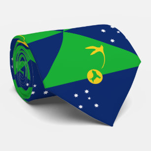 Weihnachtsinsel-Flagge Krawatte