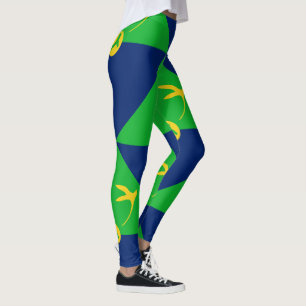 Weihnachtsinsel-Flagge Leggings