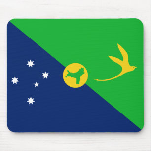 Weihnachtsinsel-Flagge Mousepad