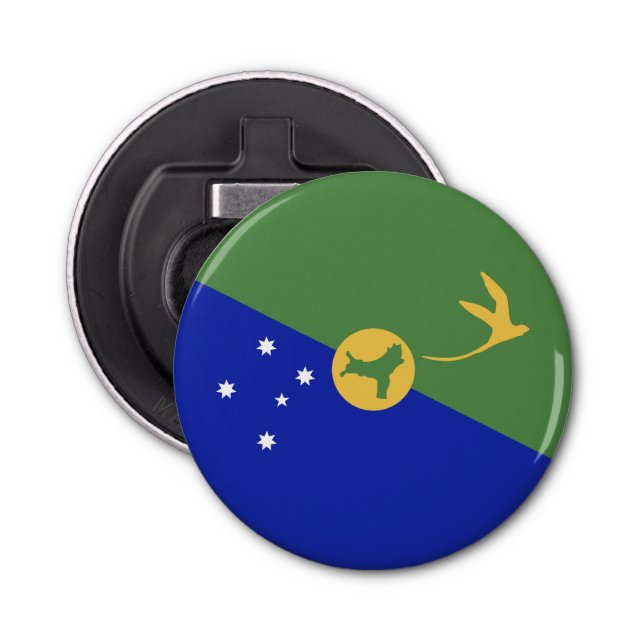 Weihnachtsinsel Flaschenöffner (Vorderseite)