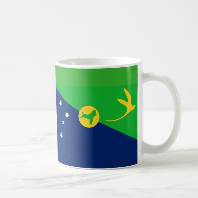 Weihnachtsinsel Keramik Kaffee Tasse (Rechts)