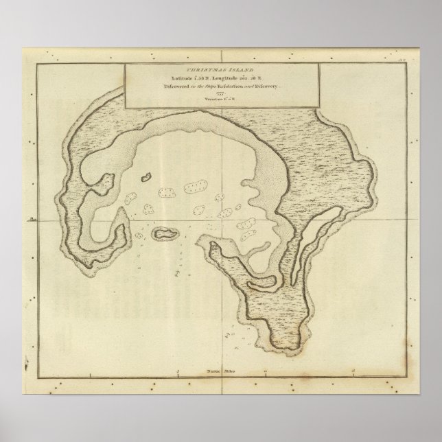 Weihnachtsinsel Poster (Vorne)