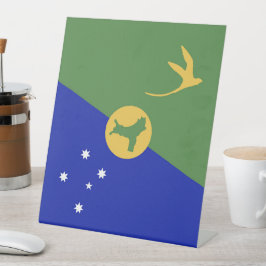 Weihnachtsinsel Sockelschild