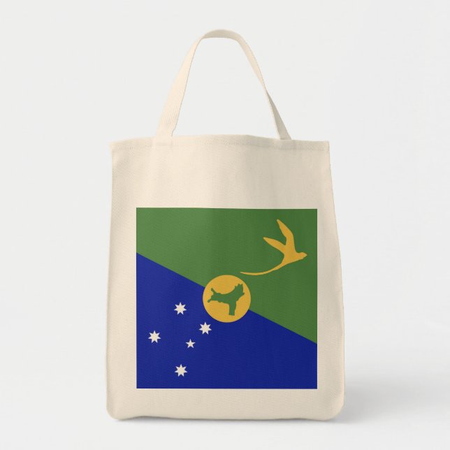 Weihnachtsinsel Tragetasche (Vorne)