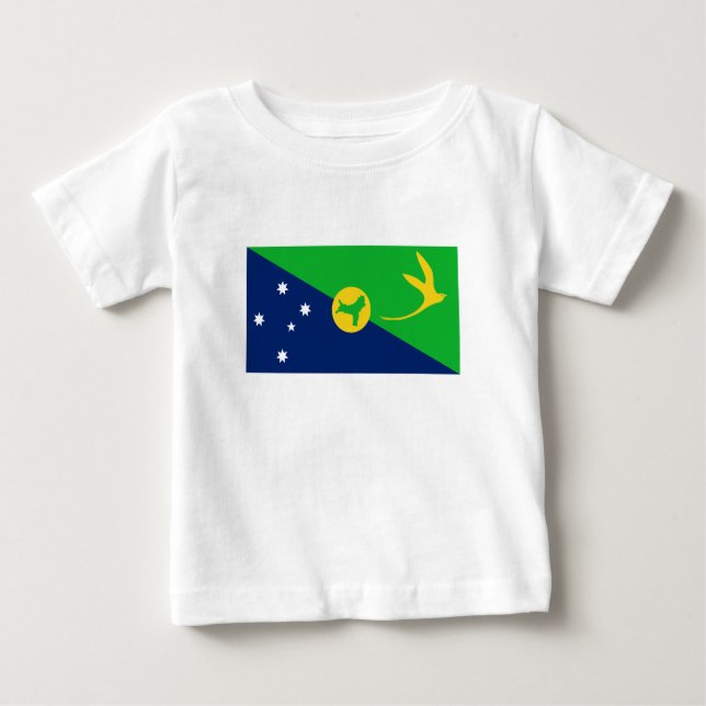 Weihnachtsinselflagge Baby T-shirt (Vorderseite)