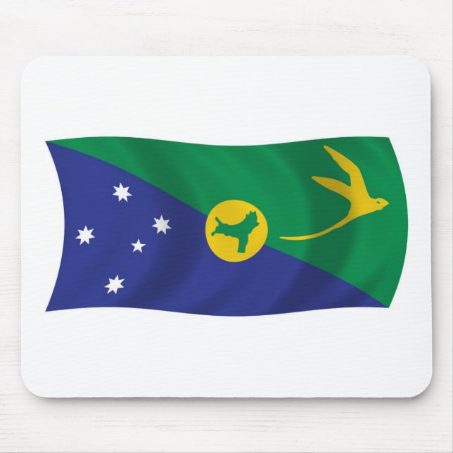 Weihnachtsinselflagge Mousepad (Vorne)