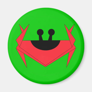 Weihnachtsinselkrabbe (Grün) Magnet