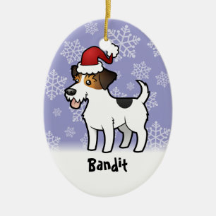 WeihnachtsJack-Russell-Terrier (addieren Sie Keramik Ornament