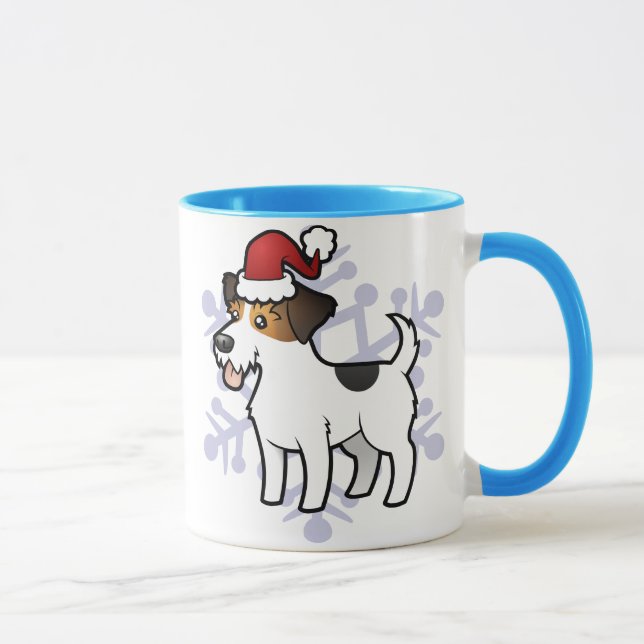 WeihnachtsJack-Russell-Terrier Tasse (Rechts)