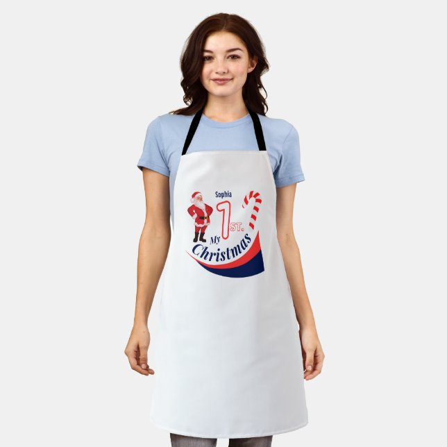 Weihnachtsjause "Mein 1. Weihnachten" Schürze (Getragen)