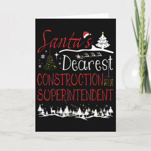 Weihnachtsjob Bauleiter Xmas Süße Weihnachten Karte