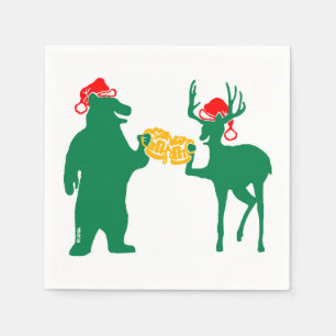 Weihnachtsjubeln! Serviette