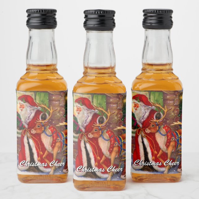 Weihnachtsjubiläum Alkoholflaschenetikett (Flaschen)