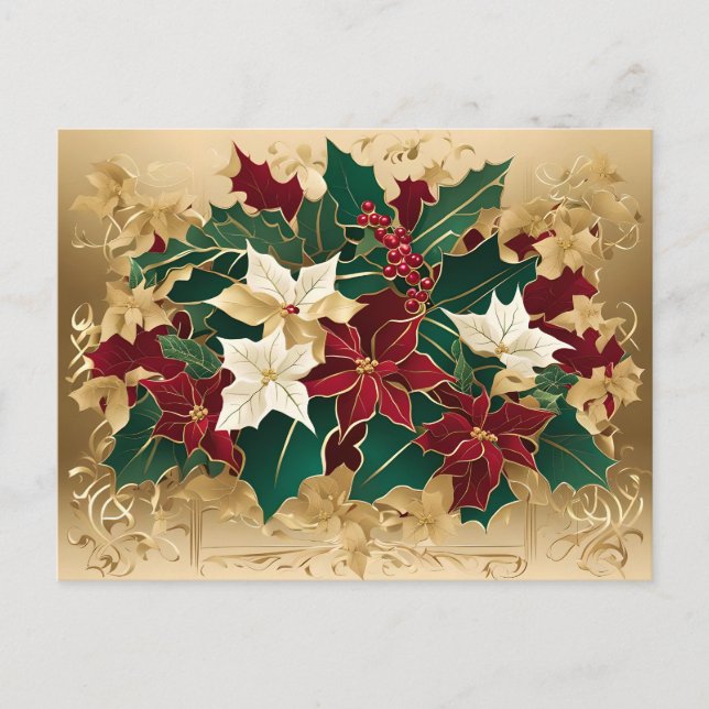 Weihnachtsjubiläum auf Postkarte (Vorderseite)