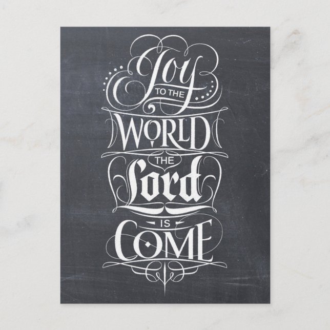 Weihnachtsjubiläum der Welt Feiertagspostkarte (Vorderseite)