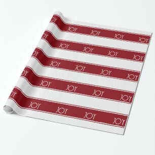 Weihnachtsjubiläum Moderne Feiertage Cranberry Far Geschenkpapier