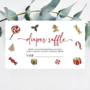 Weihnachtsjugenddusche Windelwanne Begleitkarte