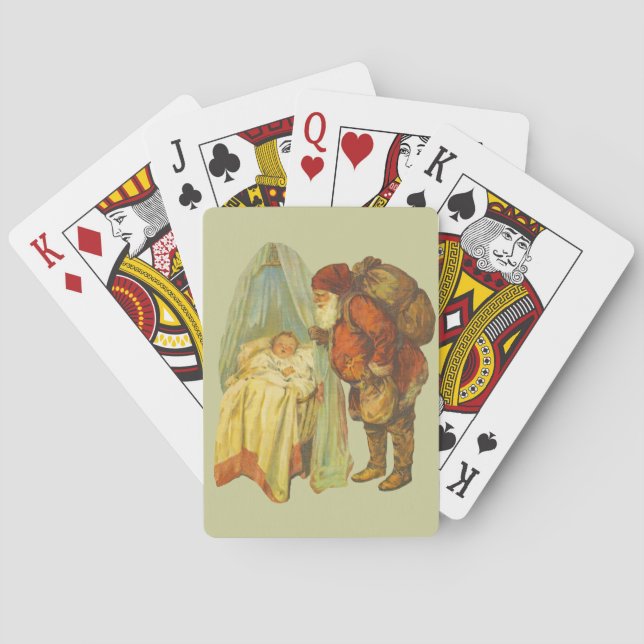 Weihnachtsjugendtag Vintag Spielkarten (Rückseite)