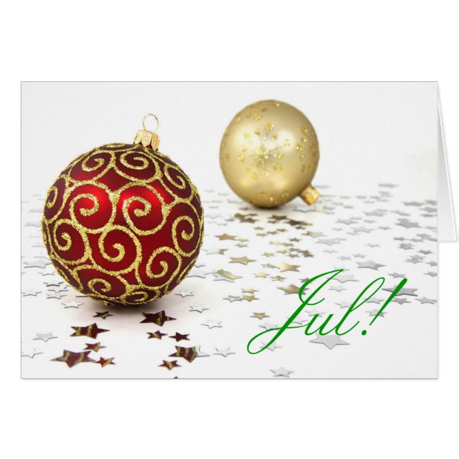 Weihnachtsjul I (Vorderseite (Horizontal))