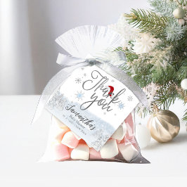 Weihnachtsjunge Babydusche Danke Geschenkanhänger