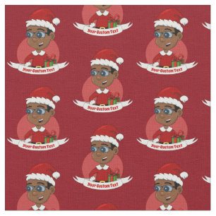 Weihnachtsjunge Cartoon Stoff