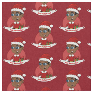 Weihnachtsjunge Cartoon Stoff