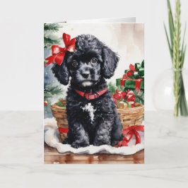 Weihnachtsjunge Feiertagskarte