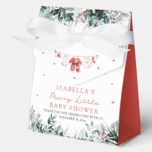 Weihnachtsjunge Kleidung Merry Little Baby Dusche Geschenkschachtel
