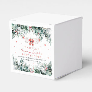 Weihnachtsjunge Kleidung Merry Little Baby Dusche Geschenkschachtel