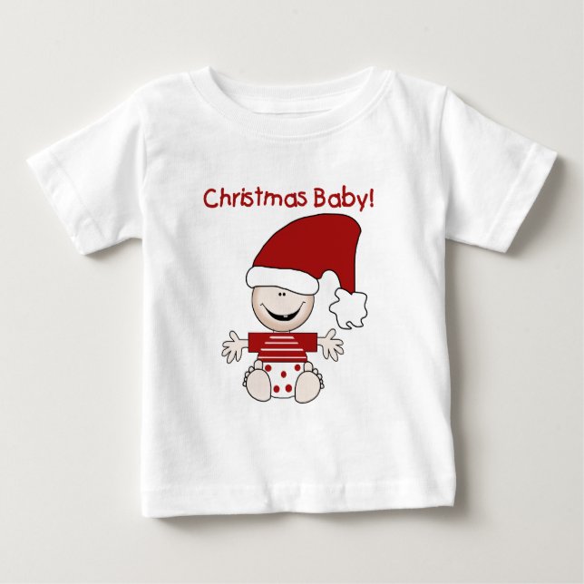 Weihnachtsjunge T - Shirt und Geschenke (Vorderseite)